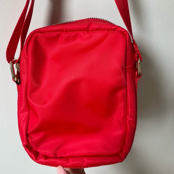 Red Nylon Crossbody Bag - Picture 3 of 7